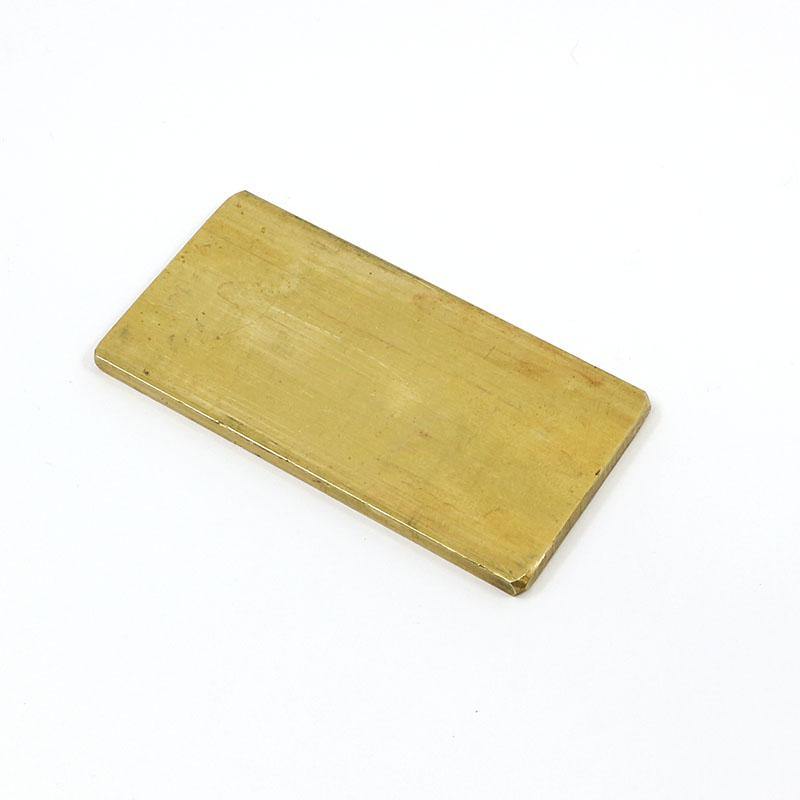 Brass Sheet 5x50x100mm - Bladepoint
