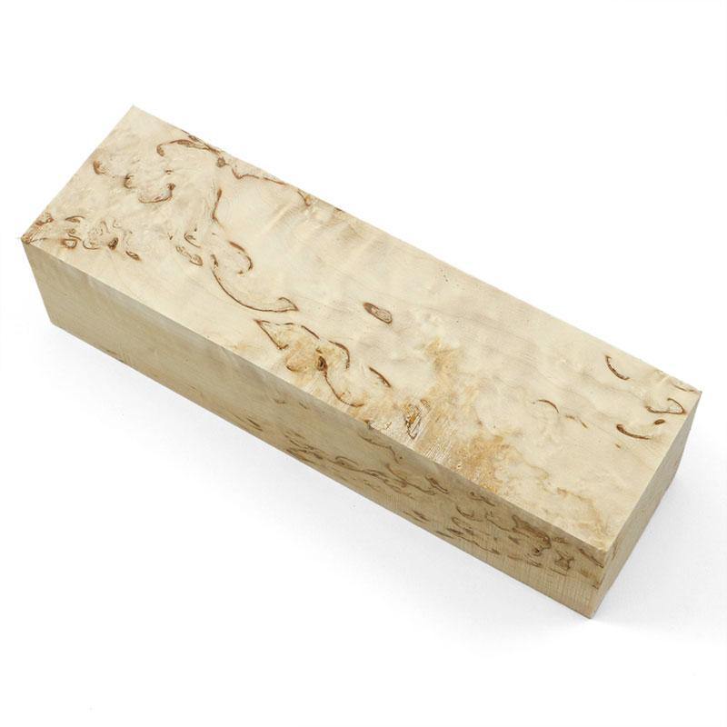 Curly Birch Block B grade - Bladepoint