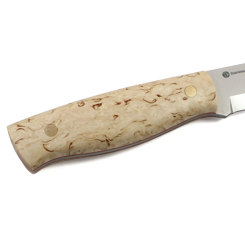 NKD Forester 100 Knife - Sc/N690 - Curly Birch