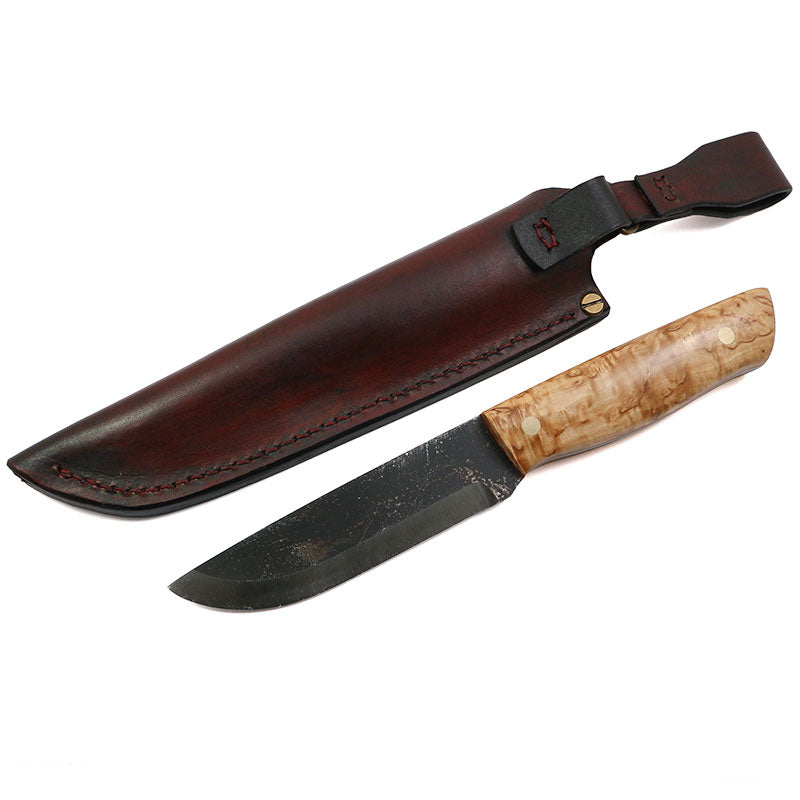 Bladepoint Marauder Knife / Stabilized Curly Birch