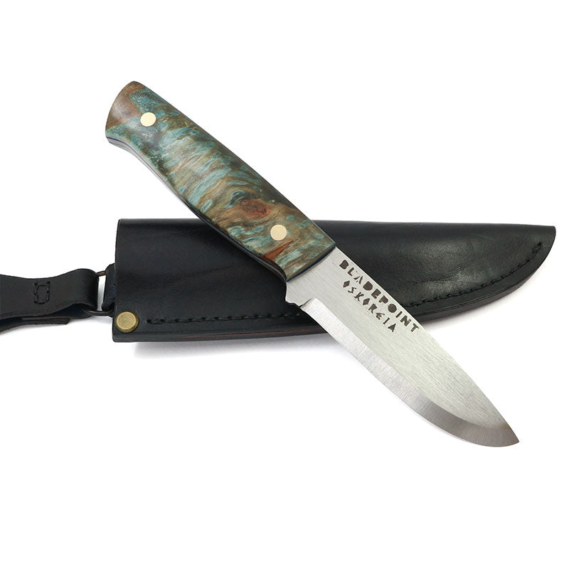 Bladepoint Oskoreia Knife / Stabilized Birch Burl