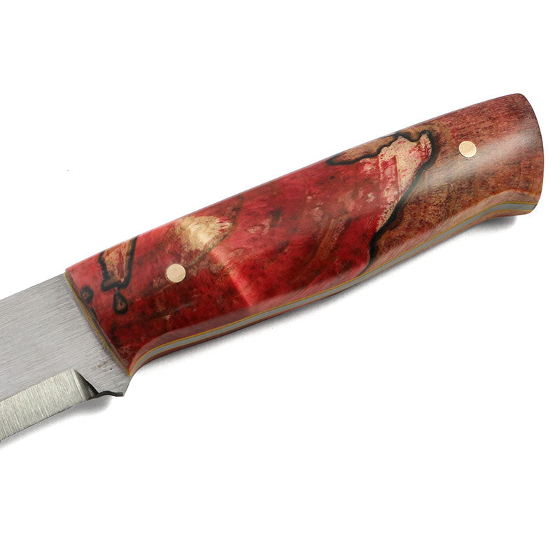 Bladepoint Oskoreia Knife / Stabilized Spalted Birch Burl