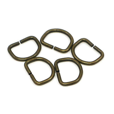 D-Ring 16mm - Antique /5pcs - Bladepoint