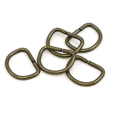 D-Ring 18mm - Antique /5pcs - Bladepoint