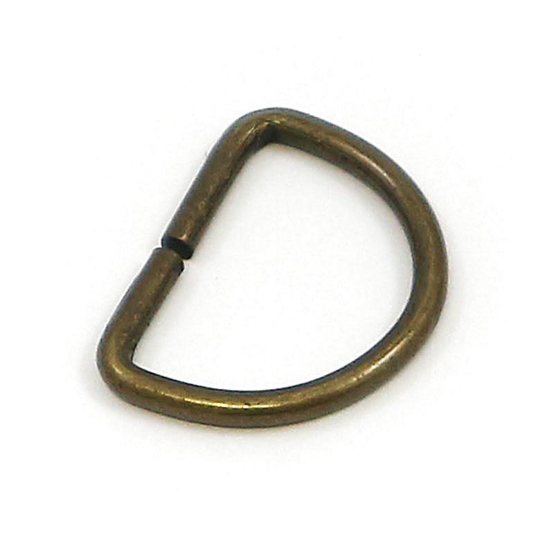 D-Ring 20mm - Antique /5pcs - Bladepoint