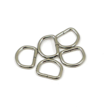 D-Ring 14mm - Nickel /5pcs - Bladepoint
