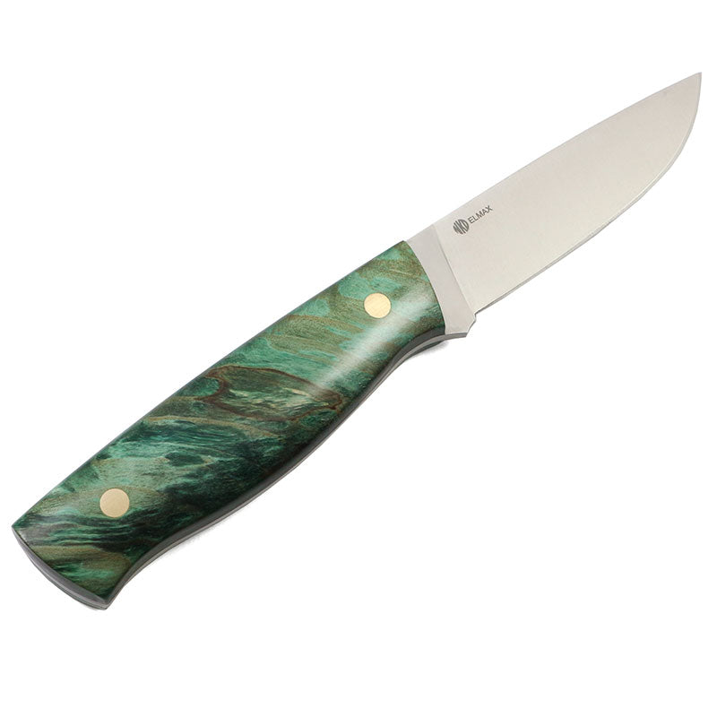 NKD Forester 100 Knife - F/Elmax - Stabilized Birch Burl
