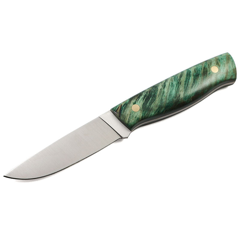 NKD Forester 100 Knife - F/Elmax - Stabilized Birch Burl