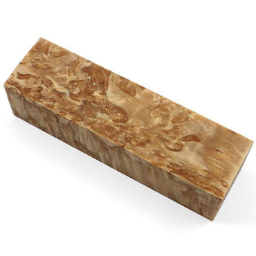 Stabilized Curly Birch / Natural - Bladepoint