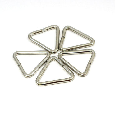 Triangle Delta Rings 30mm - Nickel /5pcs - Bladepoint