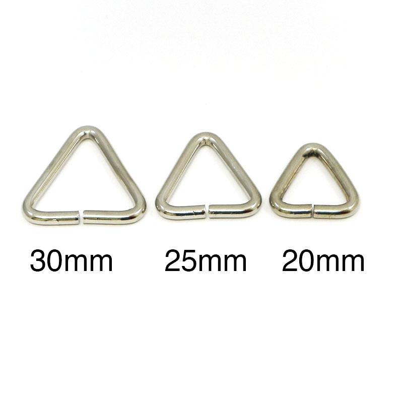 Triangle Delta Rings 30mm - Nickel /5pcs - Bladepoint